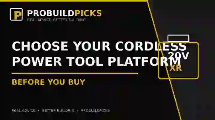Cordless power tool platform buying guide — ProBuildPicks